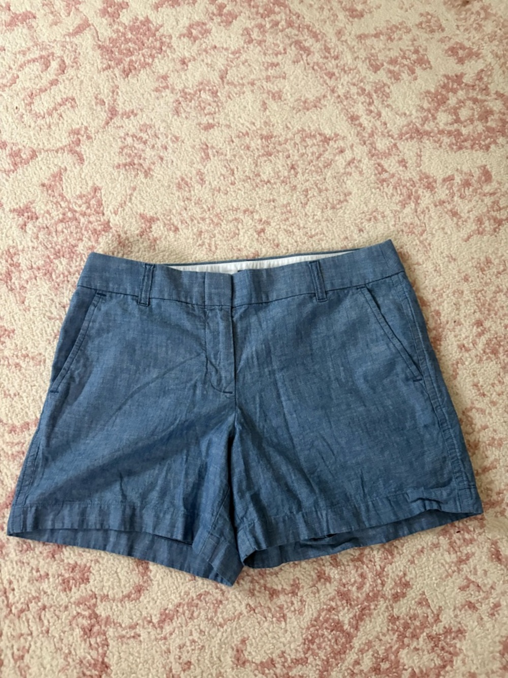 J. Crew Chambray Blue Casual Shorts